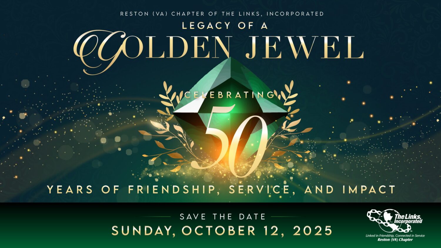 Legacy of a Golden Jewel, The Reston Chapter of the Links Incorporated 50th Anniversary